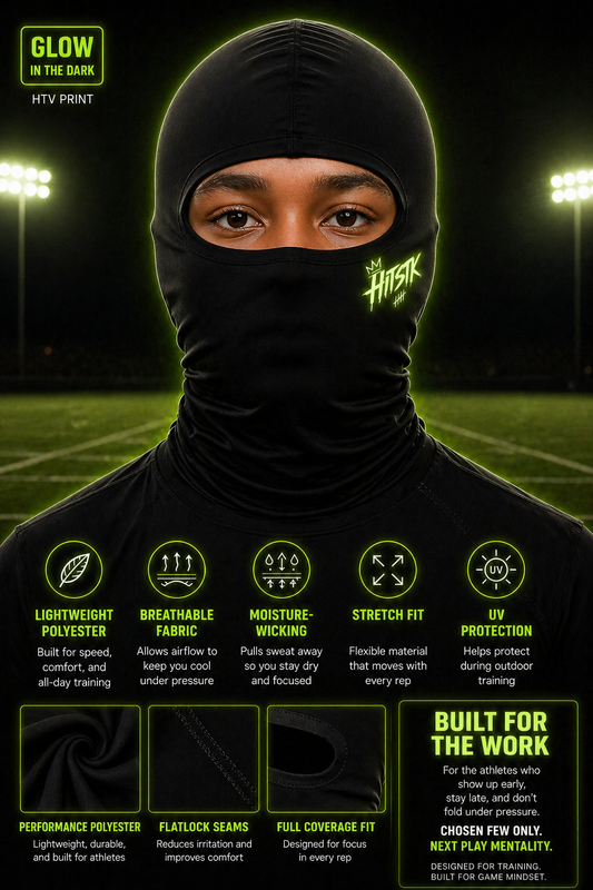 HITSTK Glow Performance Mask – Night Grind Edition