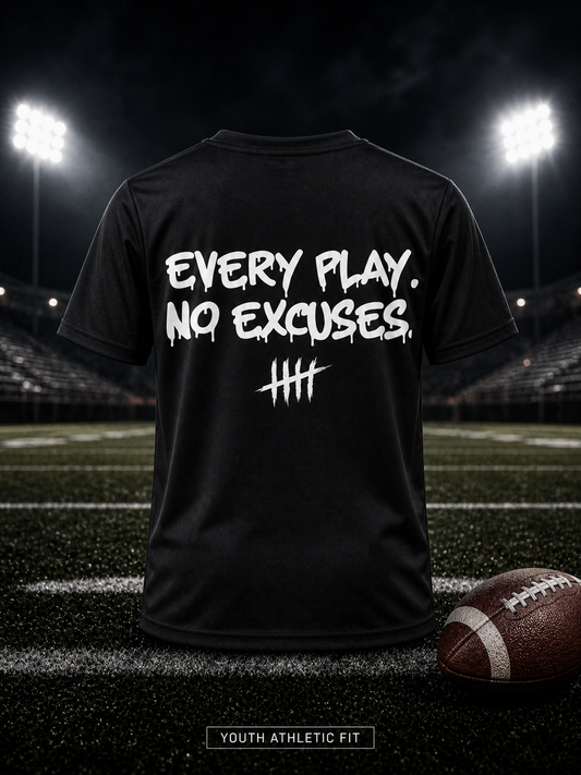 Youth Football Performance Tee – HITSTK Athletic Training Shirt